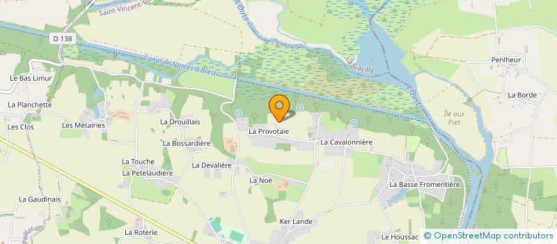 localisation de l'entreprise MBC  SAINT-VINCENT-SUR-OUST