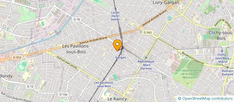 localisation de l'entreprise MBC ASSURANCE  LES PAVILLONS-SOUS-BOIS