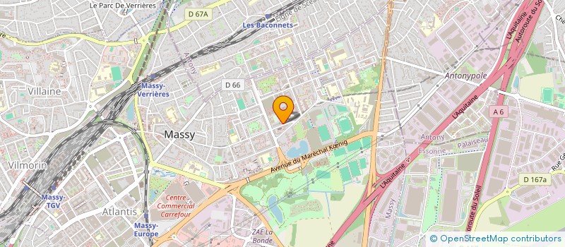 localisation de l'entreprise MBC CONSEILS à MASSY