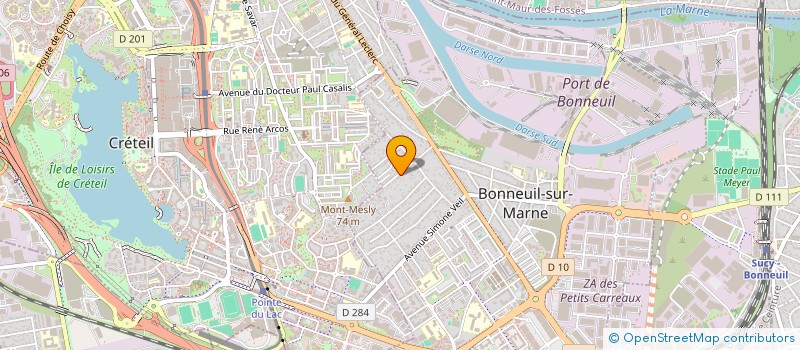 localisation de l'entreprise MBC CONSTRUCTION  BONNEUIL-SUR-MARNE