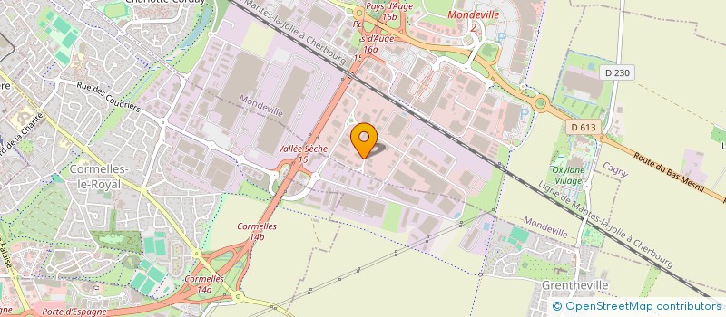 localisation de l'entreprise MBC DISTRIBUTION  MONDEVILLE