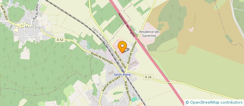localisation de l'entreprise MBC ENERGIE CHAUFFAGE à SAINT-ERME-OUTRE-ET-RAMECOURT