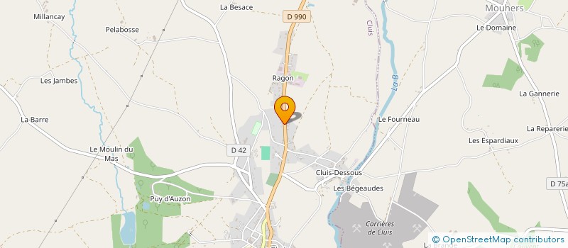 localisation de l'entreprise MBC FAMILIE à CLUIS