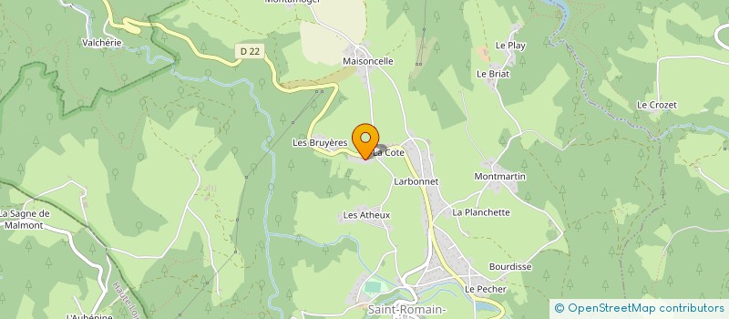 localisation de l'entreprise MBC FINE ART  SAINT-ROMAIN-LES-ATHEUX