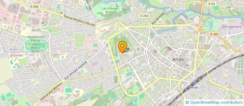 localisation de l'entreprise MBC INVEST à ARRAS