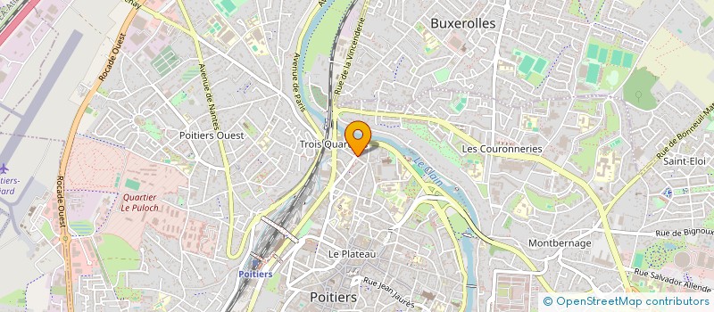 localisation de l'entreprise MBC PICTURES  POITIERS