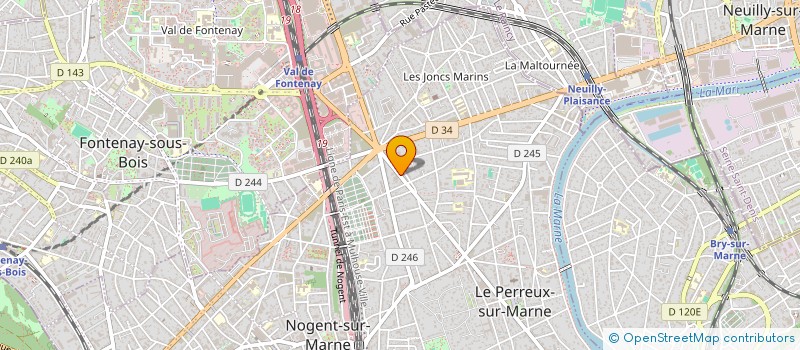 localisation de l'entreprise MBC PRESTATIONS à LE PERREUX-SUR-MARNE