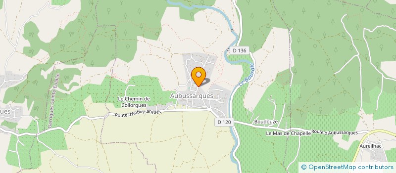 localisation de l'entreprise MBC SERVICES  AUBUSSARGUES