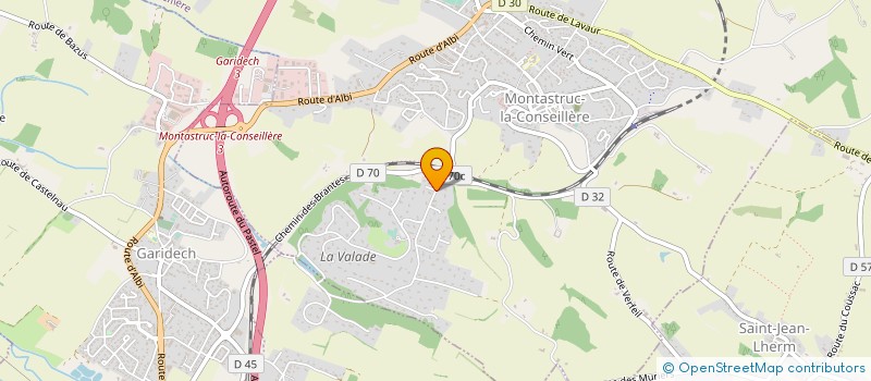 localisation de l'entreprise MBC SIGNALISATION à MONTASTRUC-LA-CONSEILLERE