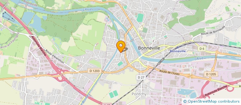 localisation de l'entreprise MBCA  BONNEVILLE