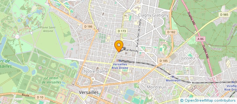 localisation de l'entreprise MBCC HOLDING à VERSAILLES