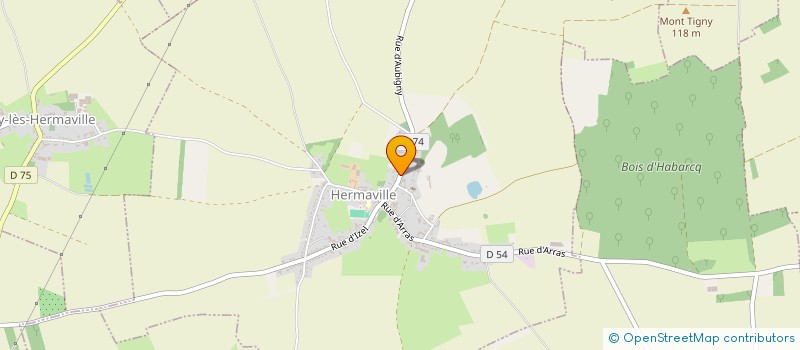 localisation de l'entreprise MBCD  HERMAVILLE