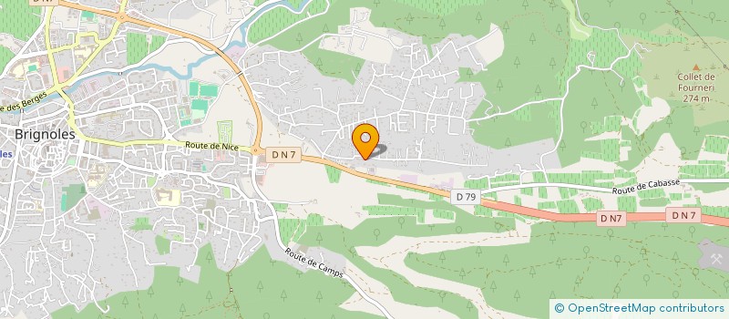 localisation de l'entreprise MBCG  BRIGNOLES