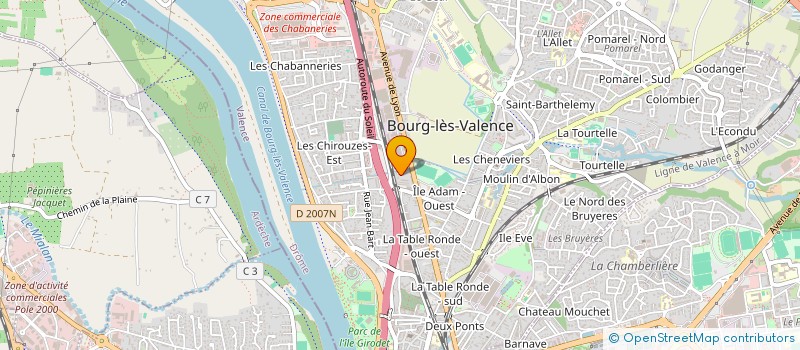 localisation de l'entreprise MBCH  BOURG-LES-VALENCE