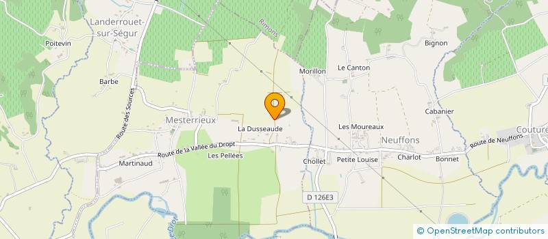 localisation de l'entreprise MBCH  MESTERRIEUX