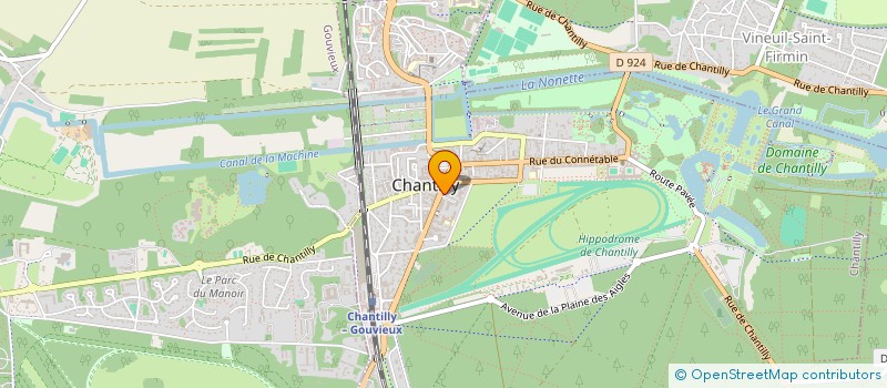 localisation de l'entreprise MBCHY  CHANTILLY