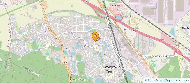 localisation de l'entreprise MBCI  SAVIGNY-LE-TEMPLE