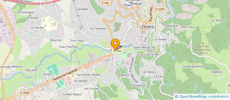 localisation de l'entreprise MBCL à COURPIERE