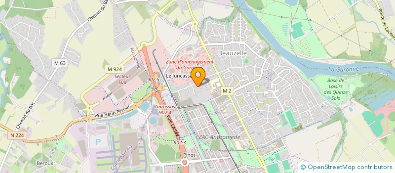 localisation de l'entreprise MBCL  BEAUZELLE