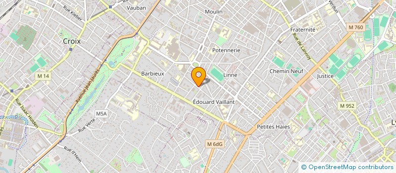 localisation de l'entreprise MBCP  ROUBAIX