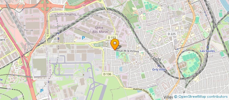 localisation de l'entreprise MBCP  ORLY