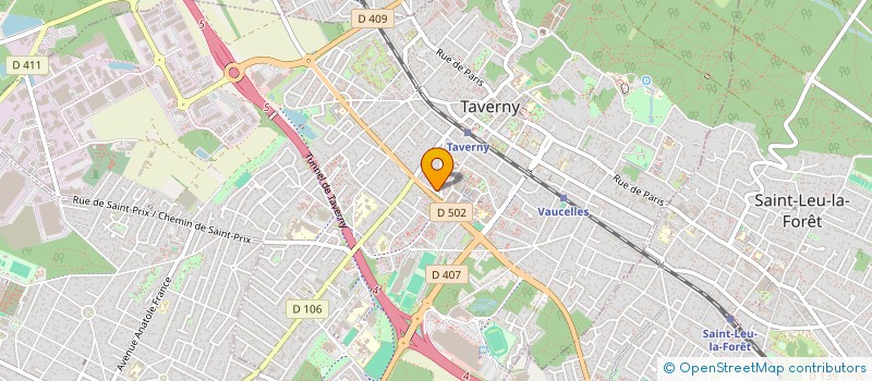 localisation de l'entreprise MBCP  TAVERNY