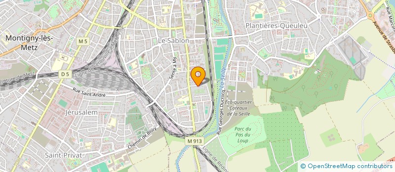 localisation de l'entreprise MBCR  METZ