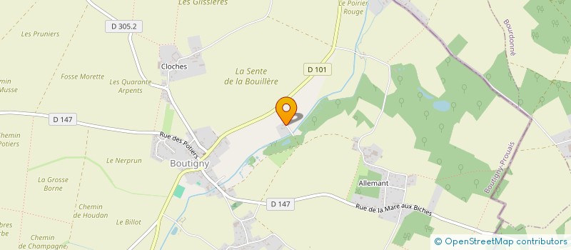 localisation de l'entreprise MBCS TECH à BOUTIGNY-PROUAIS