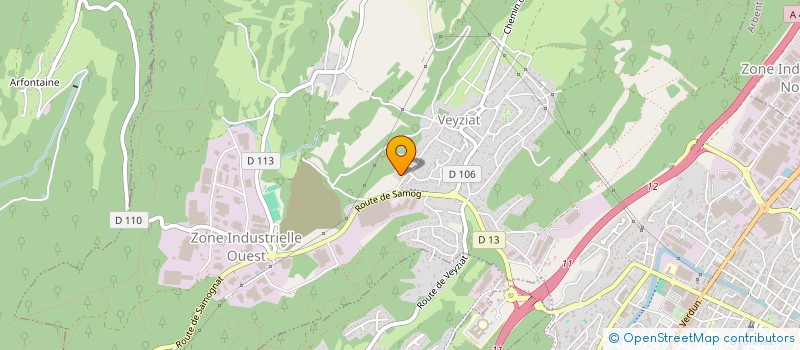 localisation de l'entreprise MBD à OYONNAX