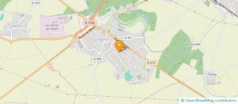 localisation de l'entreprise MBD  GUIGNES