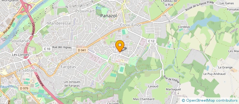 localisation de l'entreprise MBD à PANAZOL