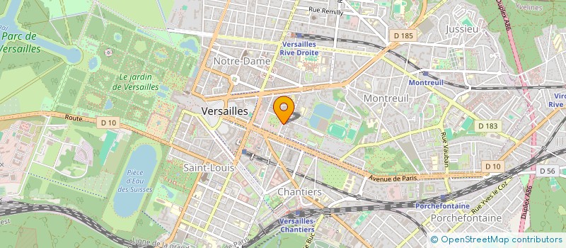 localisation de l'entreprise MBD AVOCATS à VERSAILLES