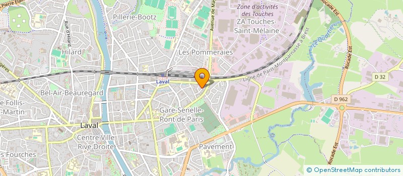 localisation de l'entreprise MBD CENTRALE D'ACHAT à LAVAL