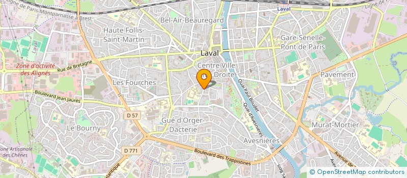 localisation de l'entreprise MBD CONSULTING à LAVAL
