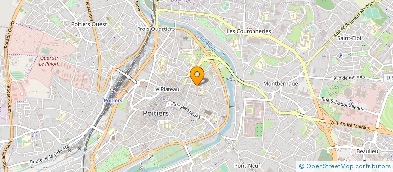 localisation de l'entreprise MBD INVEST  POITIERS