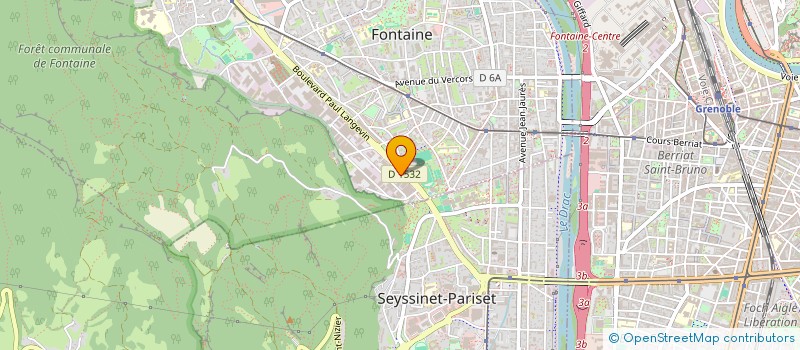 localisation de l'entreprise MBD LANGEVIN  FONTAINE