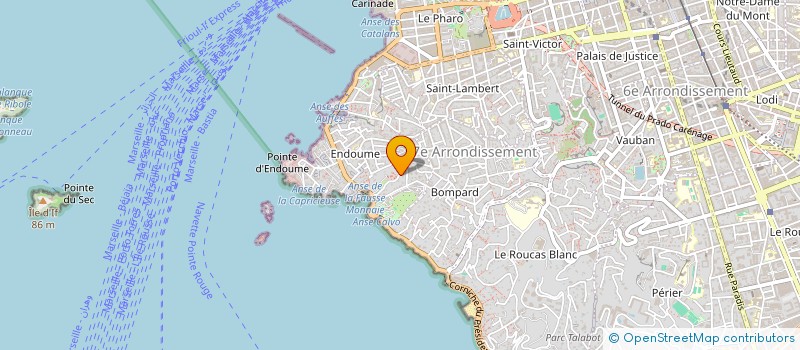 localisation de l'entreprise MBD PRODUCT à MARSEILLE