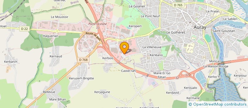 localisation de l'entreprise MBD SECURE à AURAY