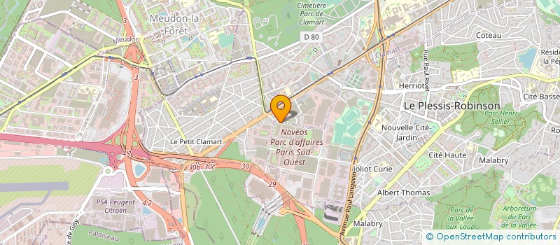 localisation de l'entreprise MBDA FRANCE à LE PLESSIS-ROBINSON