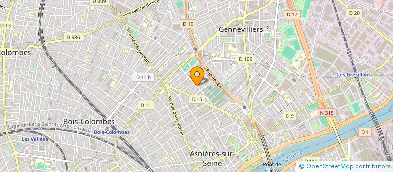 localisation de l'entreprise MBDB à ASNIERES-SUR-SEINE
