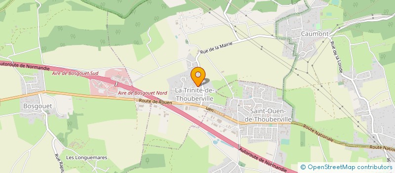 localisation de l'entreprise MBDD-SOLUTIONS  LA TRINITE-DE-THOUBERVILLE