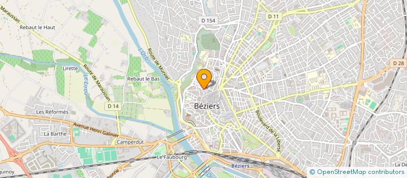 localisation de l'entreprise MBDE  BEZIERS