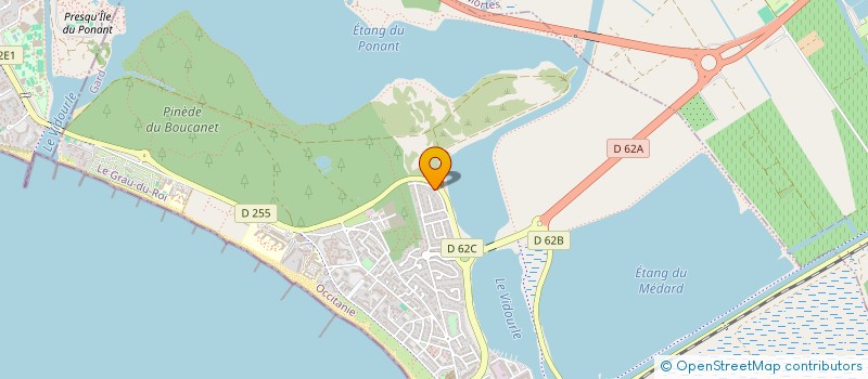 localisation de l'entreprise MBDPRO  LE GRAU-DU-ROI