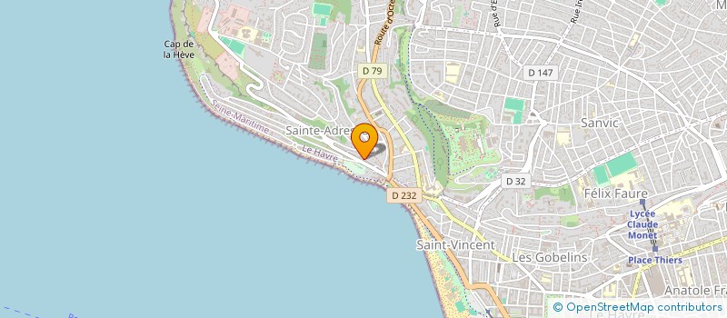 localisation de l'entreprise MBDT  SAINTE-ADRESSE