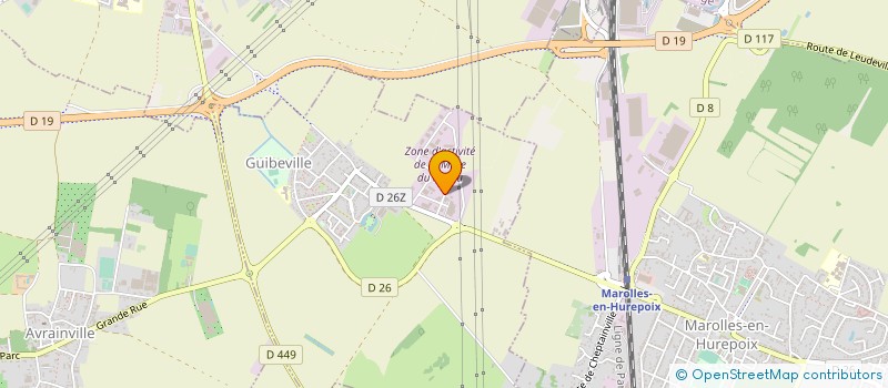 localisation de l'entreprise MBE à GUIBEVILLE