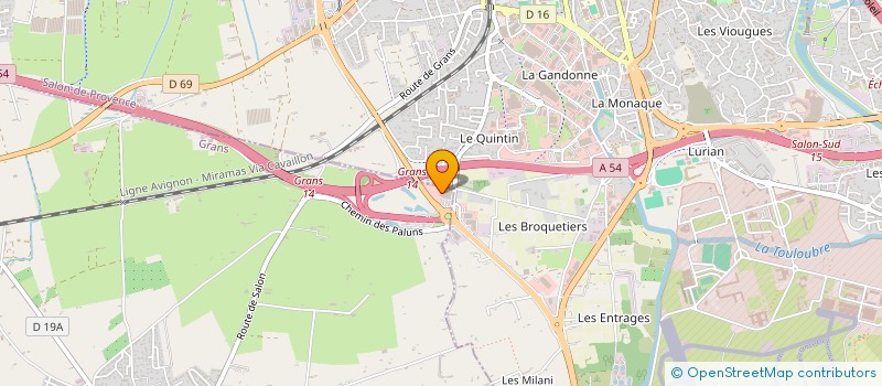 localisation de l'entreprise MBE  GRANS