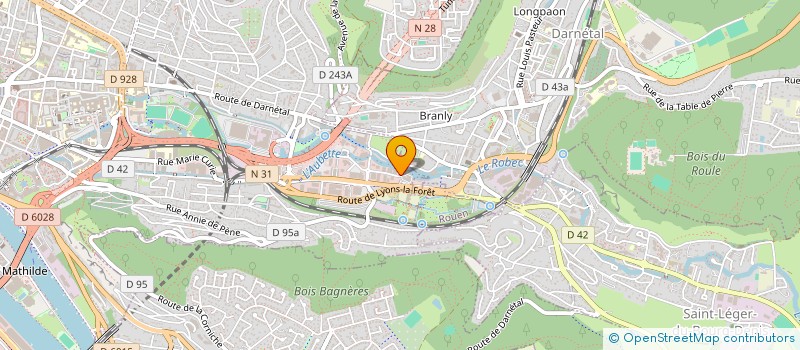 localisation de l'entreprise MBE à ROUEN