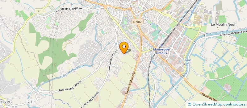localisation de l'entreprise MBE CREATIONS ET DEVELOPPEMENT à MANOSQUE
