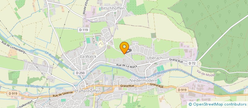 localisation de l'entreprise MBE ENERGIE  VAL-DE-MODER