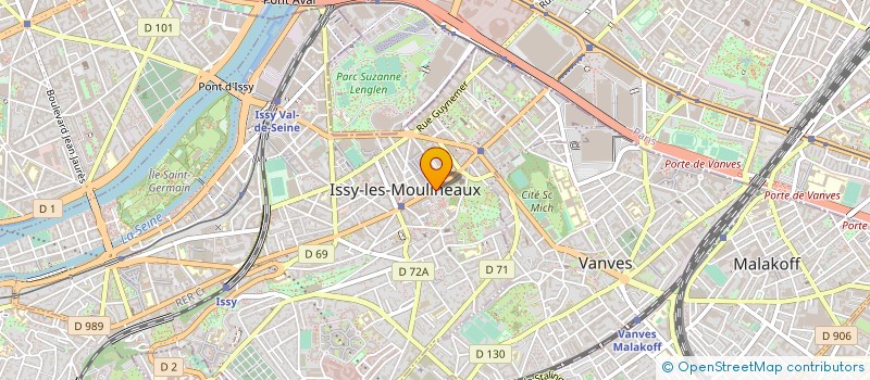 localisation de l'entreprise MBE FRANCE à ISSY-LES-MOULINEAUX